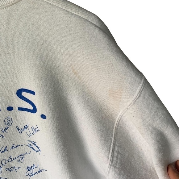 Vintage 1995 Crewneck Sweatshirt New York High School Class Trip - Picture 4 of 5